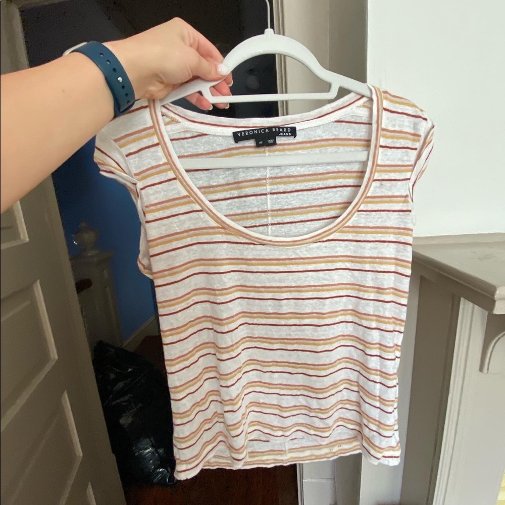Veronica Beard striped top!